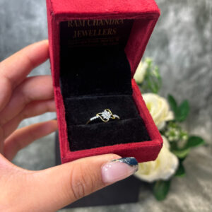 DIAMOND RING ( 9KT GOLD) - Image 3