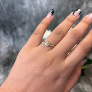 DIAMOND RING ( 9KT GOLD) - Image 2