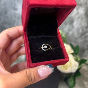 DIAMOND RING ( 9KT GOLD) - Image 3