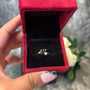 DIAMOND RING ( 9KT GOLD) - Image 3
