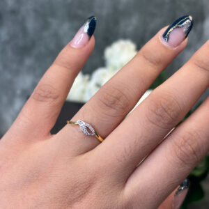 DIAMOND RING ( 9KT GOLD) - Image 2