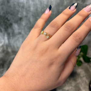 DIAMOND RING  ( 9KT GOLD) - Image 2