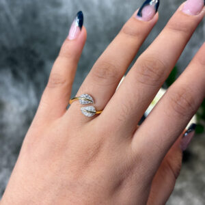 DIAMOND RING  ( 9KT GOLD) - Image 2