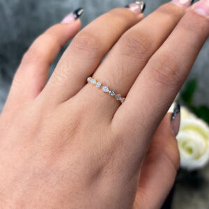 DIAMOND RING ( 9KT GOLD) - Image 2