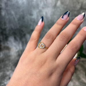 DIAMOND RING ( 9KT GOLD) - Image 2