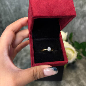 DIAMOND RING  ( 9KT GOLD) - Image 3