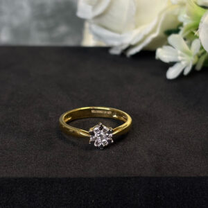 DIAMOND RING  ( 9KT GOLD)