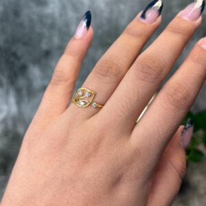 DIAMOND RING ( 9KT GOLD) - Image 2
