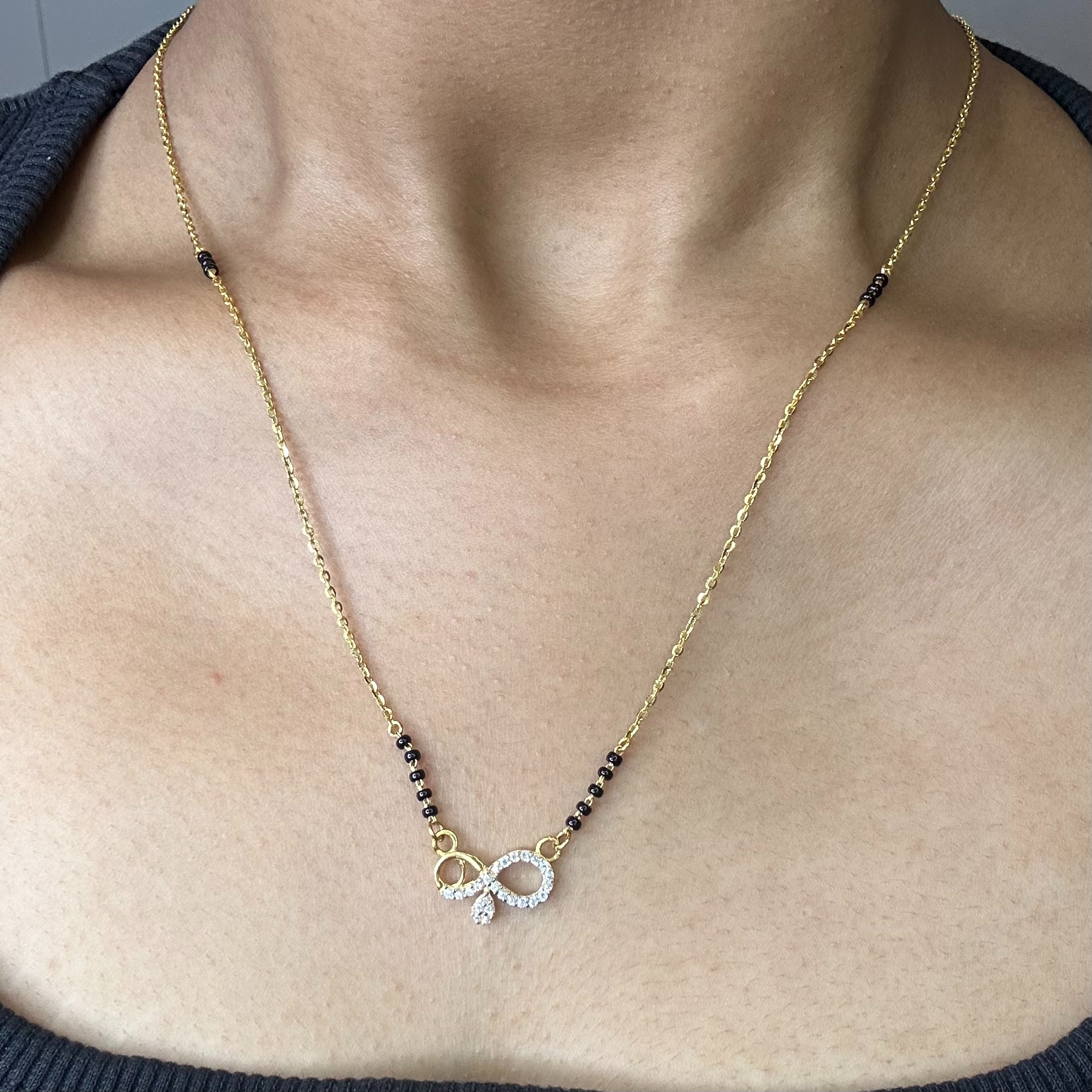 IMG_0498 MANGALSUTRA ( 9KT GOLD) - Image 1