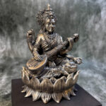 GODDESS SARASWATI ( 925 SILVER) - Image 2