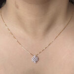 DIAMOND CHAIN WITH PENDENT ( 18KT GOLD)