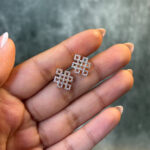 DIAMOND EARRING ( 18KT GOLD) - Image 2