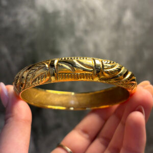 ELECTRO FORMING GOLD BANGLE