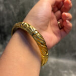 ELECTRO FORMING GOLD BANGLE - Image 2