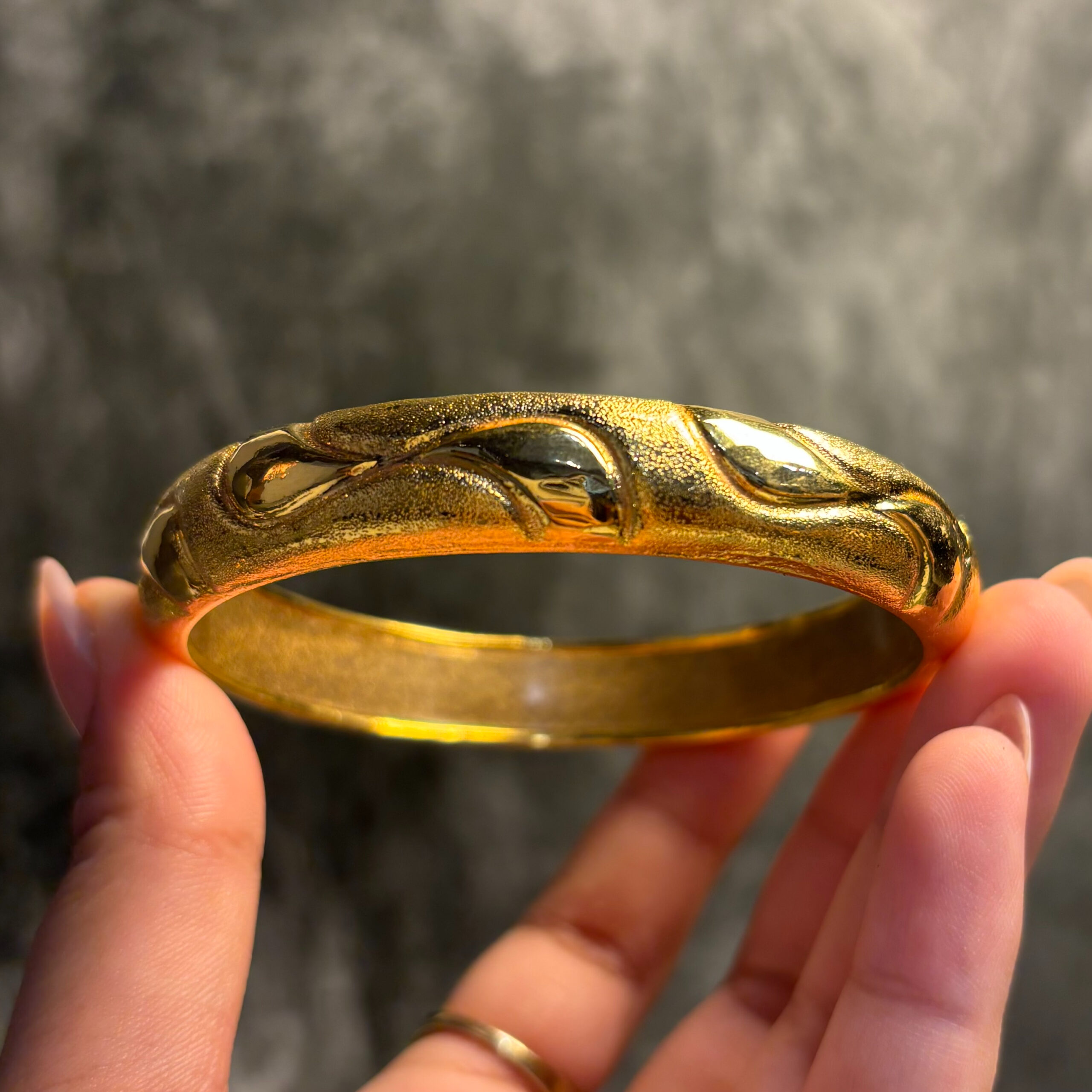 IMG_2364 ELECTRO FORMING GOLD BANGLE - Image 1