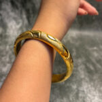 ELECTRO FORMING GOLD BANGLE - Image 2