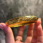 ELECTRO FORMING GOLD BANGLE