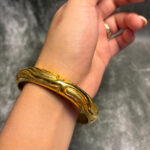 ELECTRO FORMING GOLD BANGLE - Image 2