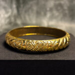 ELECTRO FORMING GOLD BANGLE - Image 3