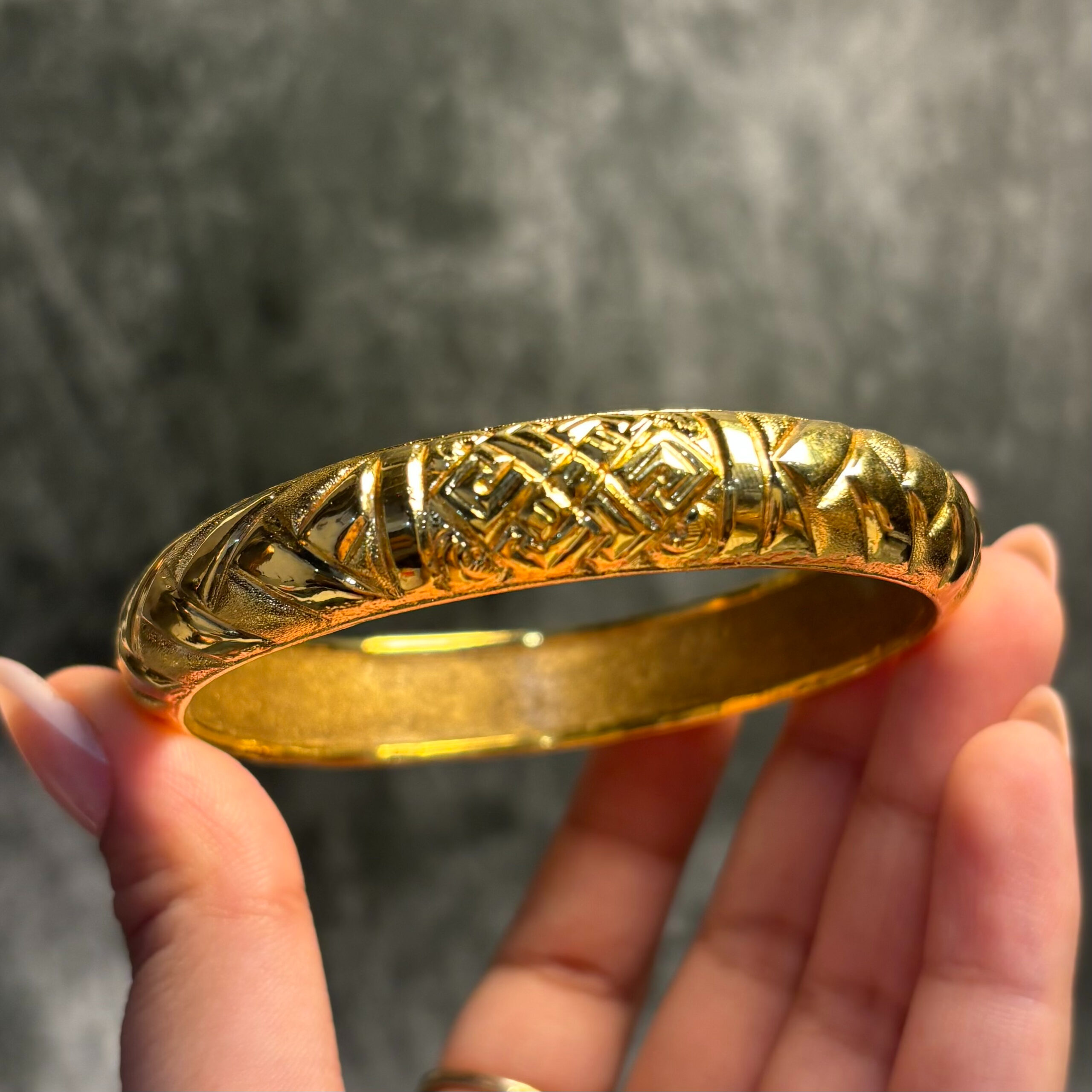 IMG_2384 ELECTRO FORMING GOLD BANGLE - Image 1