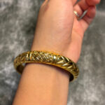 ELECTRO FORMING GOLD BANGLE - Image 2