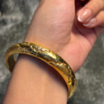 ELECTRO FORMING GOLD BANGLE - Image 2