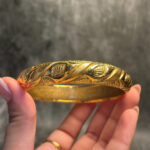 ELECTRO FORMING GOLD BANGLE