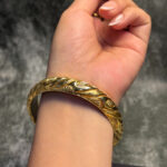 ELECTRO FORMING GOLD BANGLE - Image 2