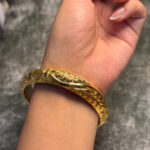 ELECTRO FORMING GOLD BANGLE - Image 2