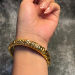 ELECTRO FORMING GOLD BANGLE - Image 2