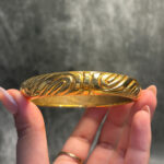 ELECTRO FORMING GOLD BANGLE