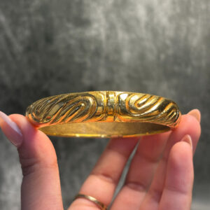 ELECTRO FORMING GOLD BANGLE
