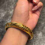 ELECTRO FORMING GOLD BANGLE - Image 2