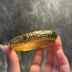 ELECTRO FORMING GOLD BANGLE