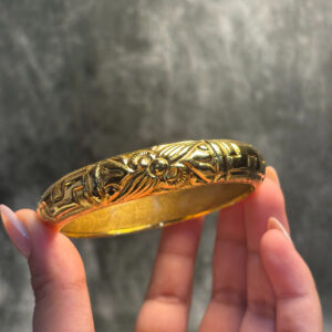 ELECTRO FORMING GOLD BANGLE