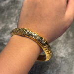 ELECTRO FORMING GOLD BANGLE - Image 2