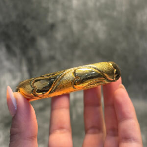 ELECTRO FORMING GOLD BANGLE