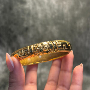 ELECTRO FORMING GOLD BANGLE