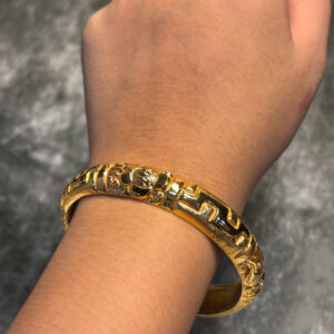 ELECTRO FORMING GOLD BANGLE