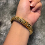 ELECTRO FORMING GOLD BANGLE - Image 2
