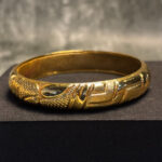ELECTRO FORMING GOLD BANGLE - Image 3