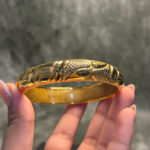 ELECTRO FORMING GOLD BANGLE
