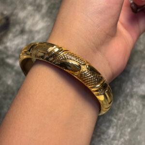 ELECTRO FORMING GOLD BANGLE