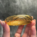 ELECTRO FORMING GOLD BANGLE
