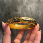 ELECTRO FORMING GOLD BANGLE
