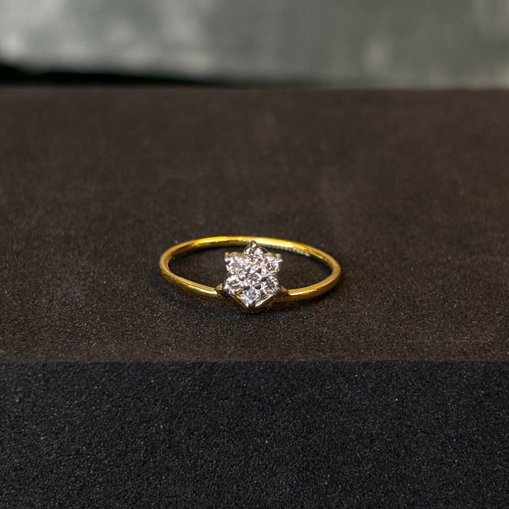 DIAMOND RING ( 9KT GOLD)