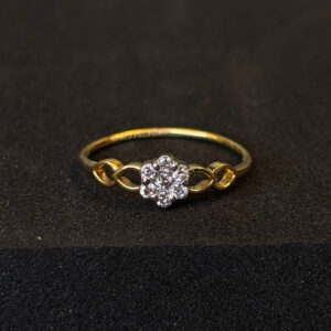 DIAMOND RING ( 9KT GOLD)