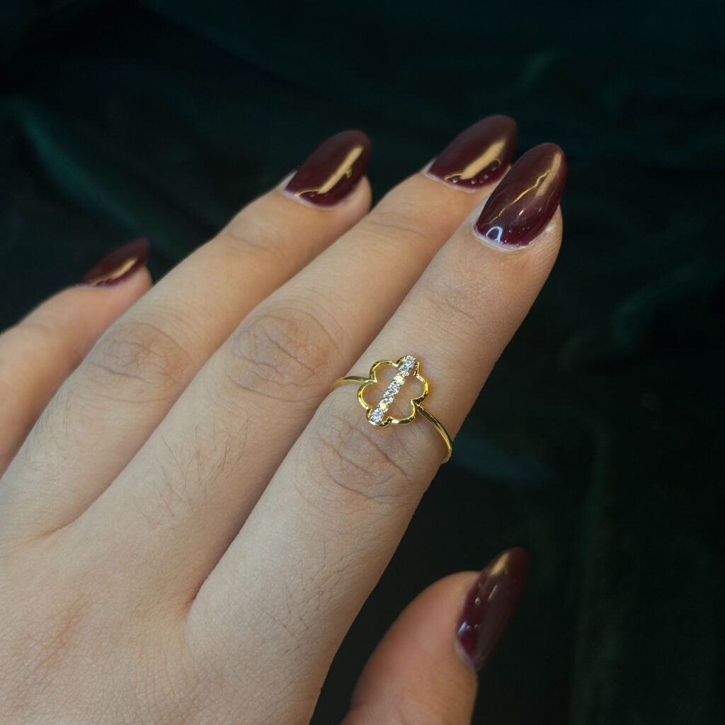 DIAMOND RING ( 9KT GOLD) - Image 2