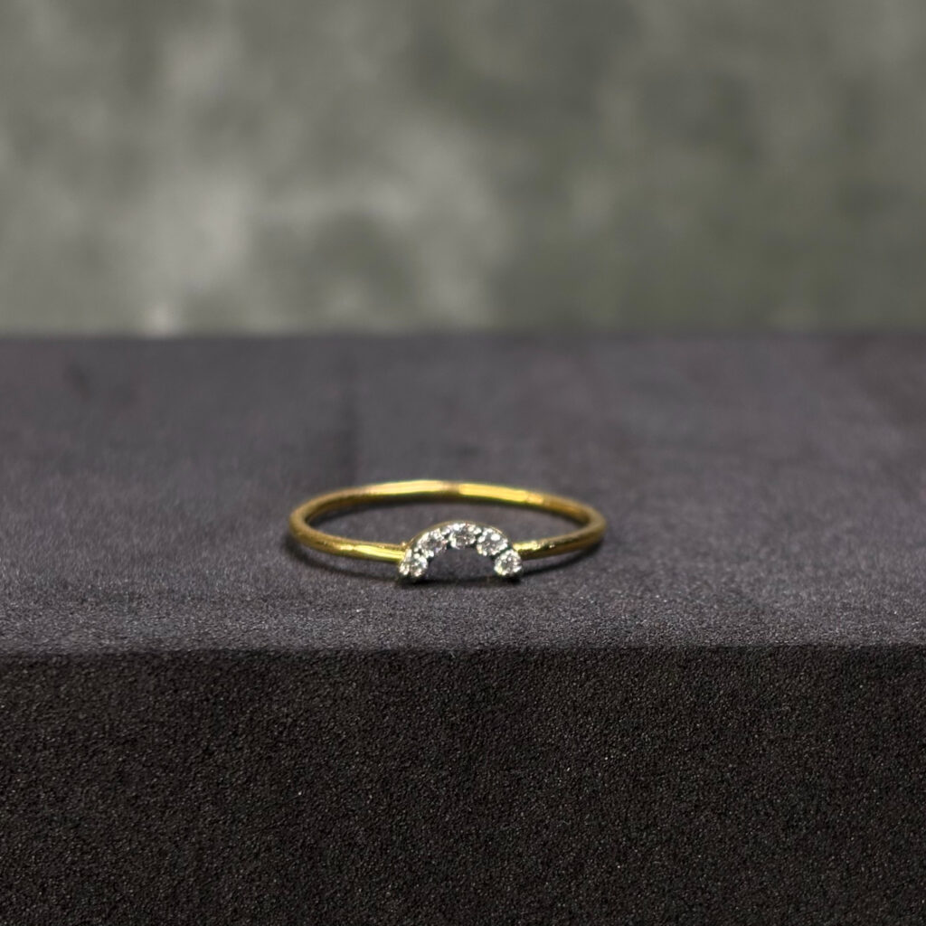 LAB GROWN DIAMOND RING ( 14KT GOLD) - Image 3