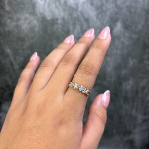 LAB GROWN DIAMOND RING ( 14KT GOLD)